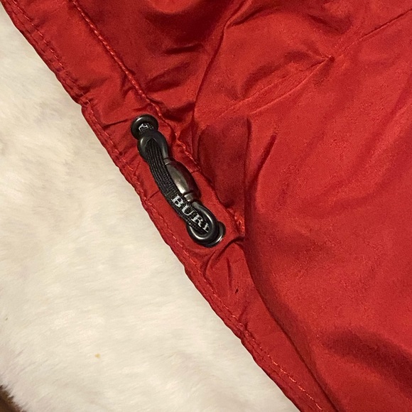 BURBERRY Kids Baby Red Down Puffer Coat w/ Mittens Nova Check House Lining 3M - Picture 15 of 16